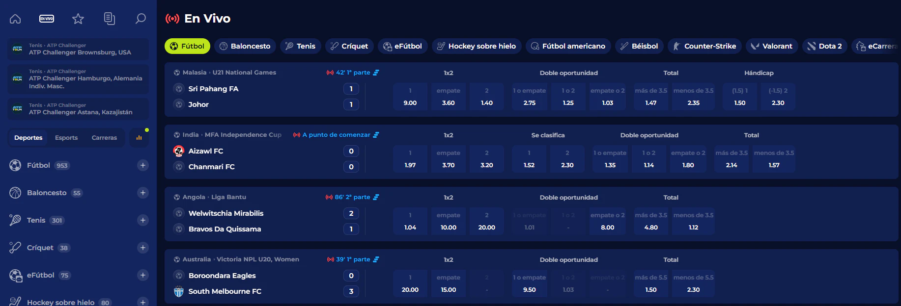 Ivybet Casino apuestas deportivas y esports