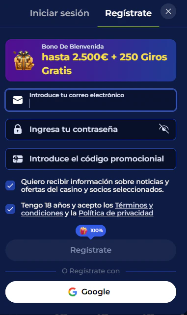 Ivybet Casino registro e inicio de sesión