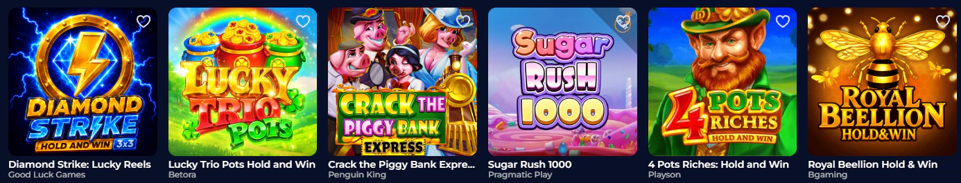 Ivybet Casino selección de máquinas tragamonedas